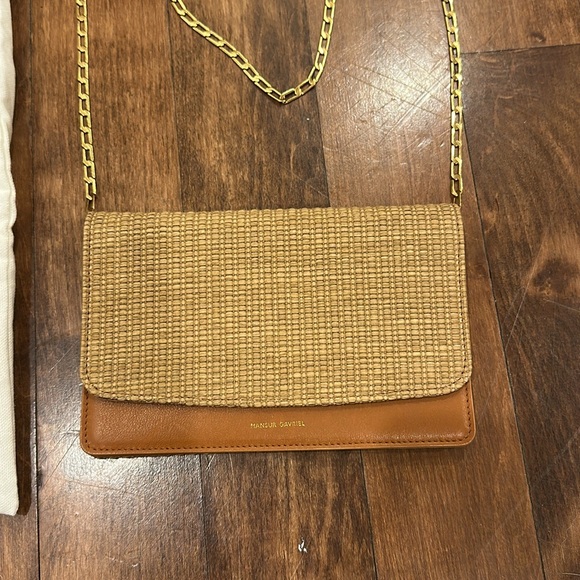 Mansur Gavriel Tan Leather Crossbody Bag - Picture 1 of 7